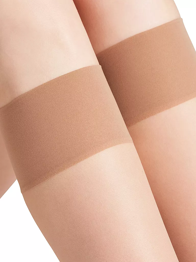 FALKE | Kniestrümpfe Seidenglatt 15 DEN cocoon | Beige