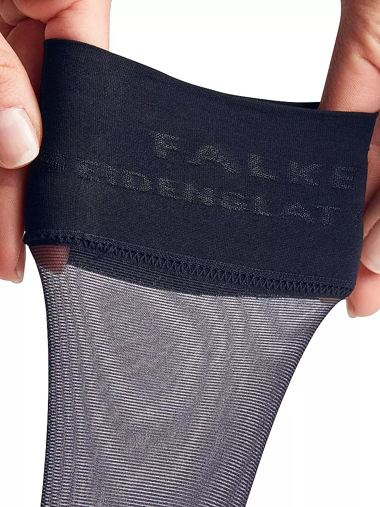 FALKE | Kniestrümpfe Seidenglatt 15 DEN marine | 