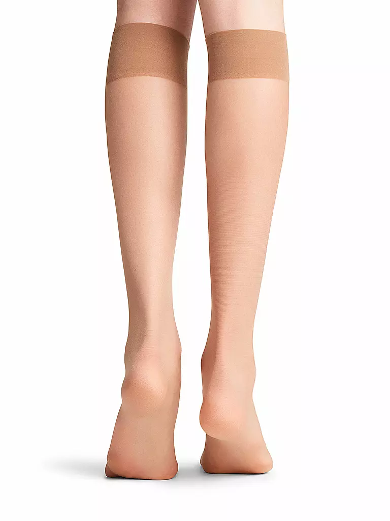 FALKE | Kniestrümpfe Seidenglatt 15 DEN Powder | 