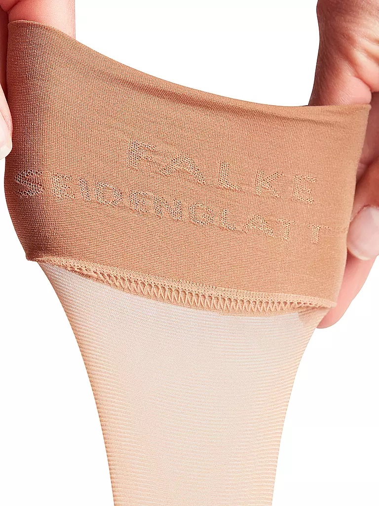 FALKE | Kniestrümpfe Seidenglatt 15 DEN Powder | 