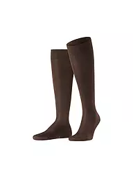 FALKE | Kniestrümpfe TIAGO black | Marrone