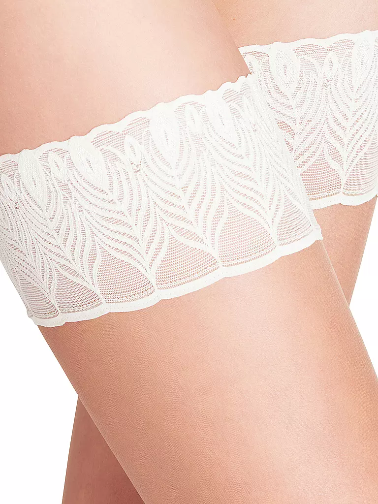 FALKE | Lunelle 8 den Stay Up da donna (cipria/champagne) | Beige
