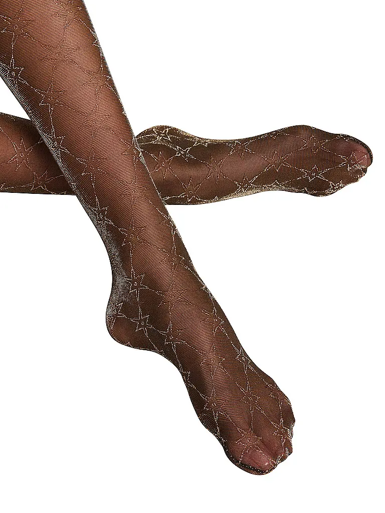 FALKE | Moda calza GALAXY 20 DEN nero / oro |