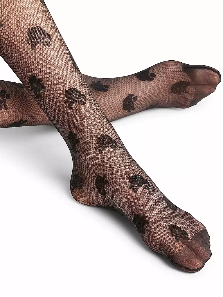 FALKE | Modestrumpfhose DEAR ROSE 20 DEN black |