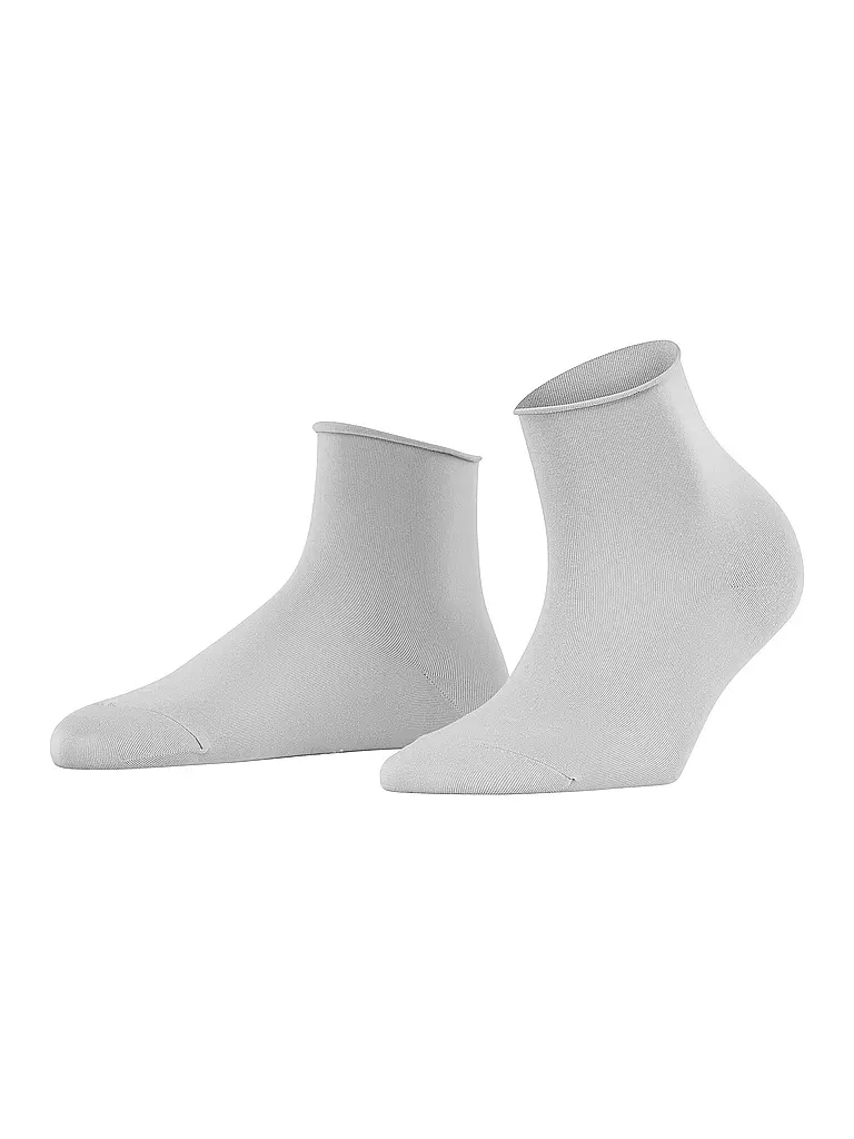 FALKE | Sneaker Socken COTTON TOUCH silver | Grigio chiaro