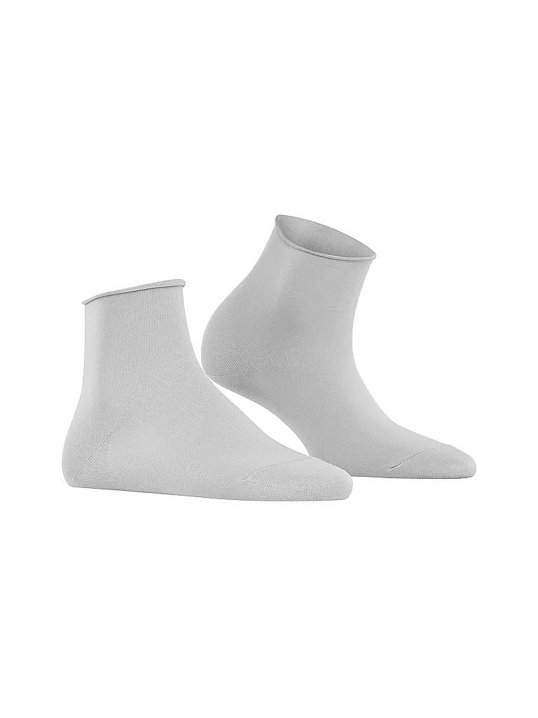 FALKE | Sneaker Socken COTTON TOUCH silver | Grigio chiaro