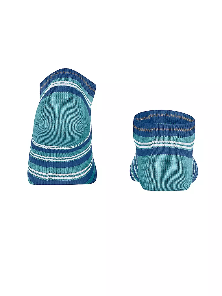 FALKE | Sneaker Socken SMART STRIPE key largo | Blu
