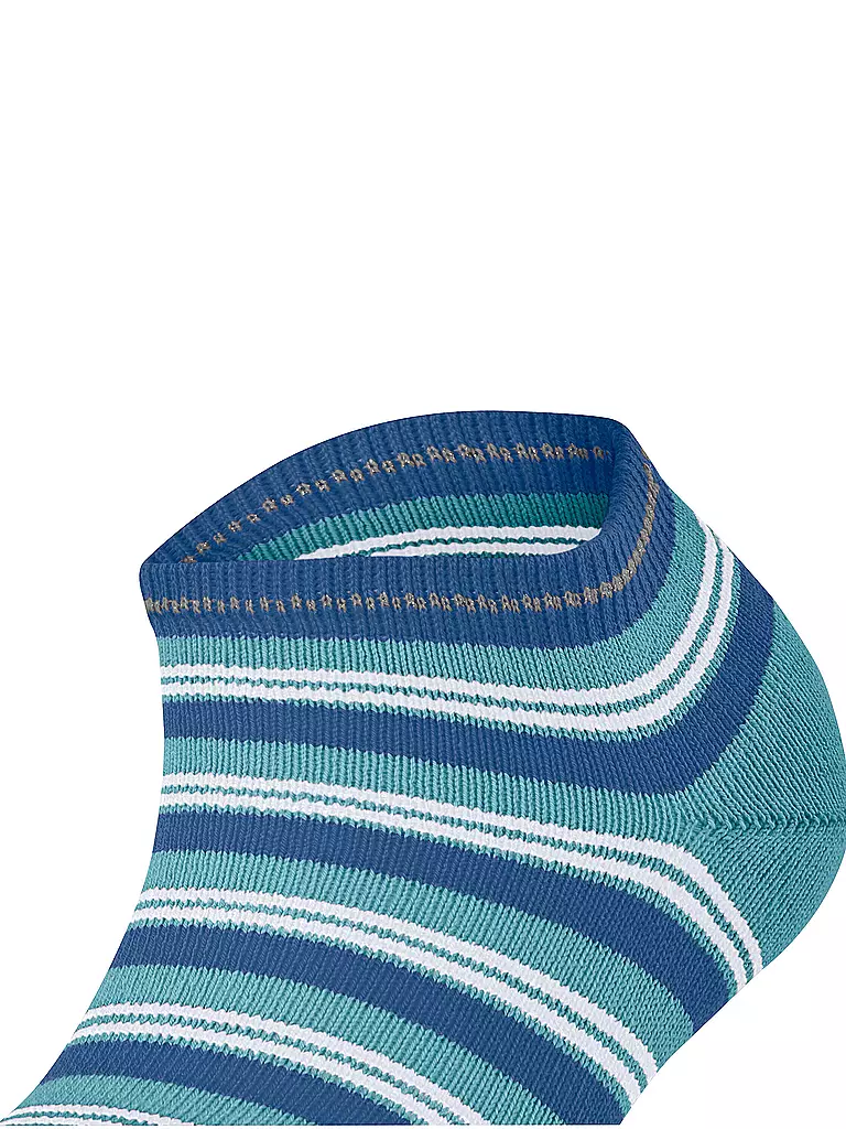 FALKE | Sneaker Socken SMART STRIPE key largo | Blu