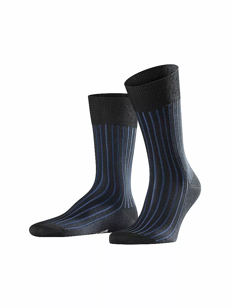 FALKE | Socken "Shadow" (schwarz/grau) | Nero