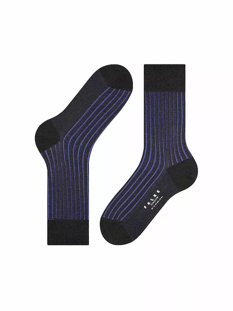 FALKE | Socken "Shadow" (schwarz/grau) | Nero