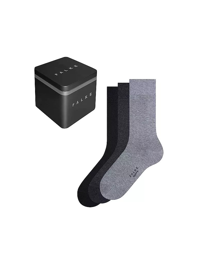 FALKE | Socken 3er Pkg sortiment | Grigio