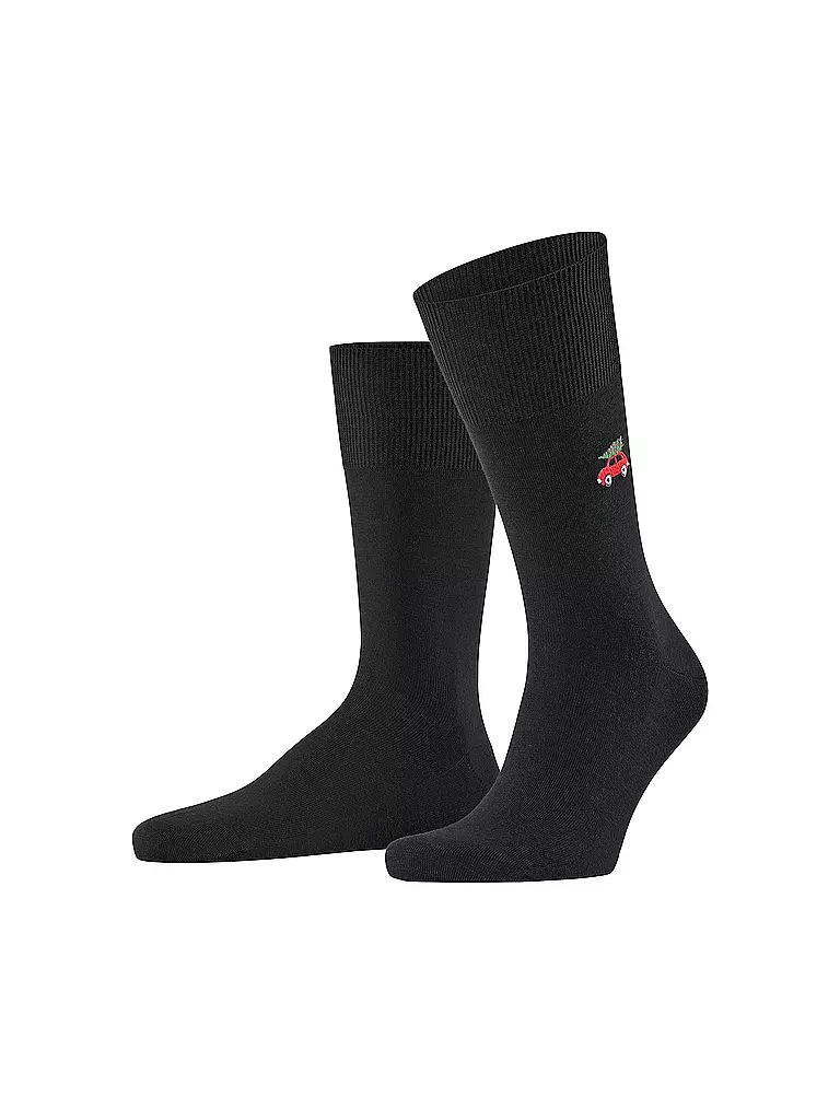 FALKE | Socken AIRPORT X-MAS CAR black | Nero