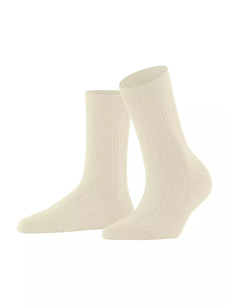 FALKE | Socken NEEDLEPOINT off white | Crema