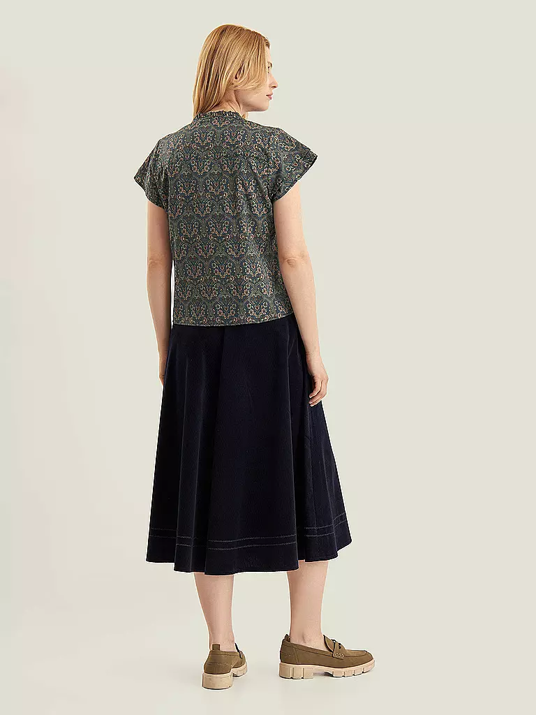 FELI & HANS | Trachtenbluse BABS | Blu scuro