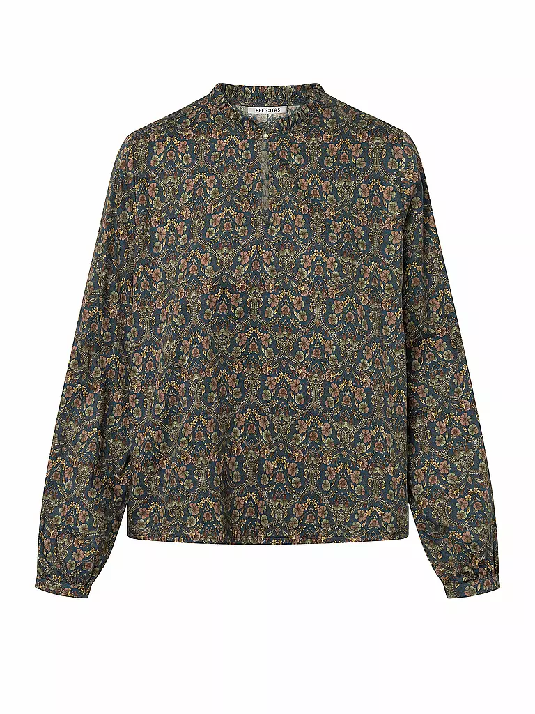 FELI & HANS | Trachtenbluse BAYLEE | Blu scuro
