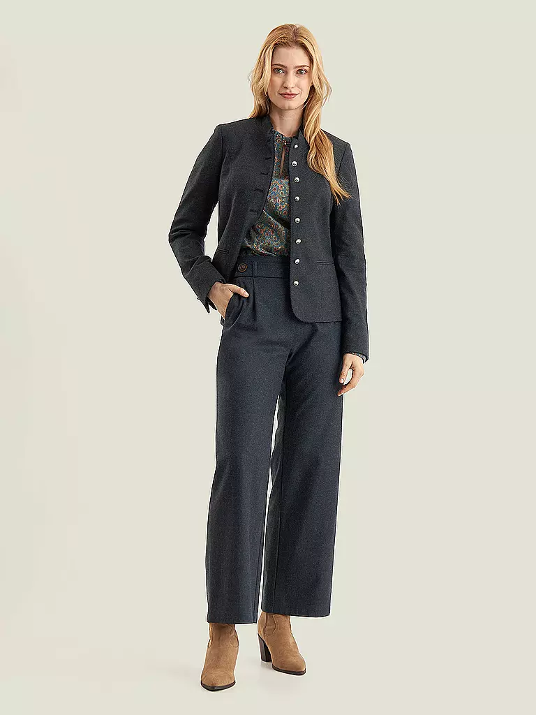 FELI & HANS | Trachtenbluse BAYLEE | Blu scuro