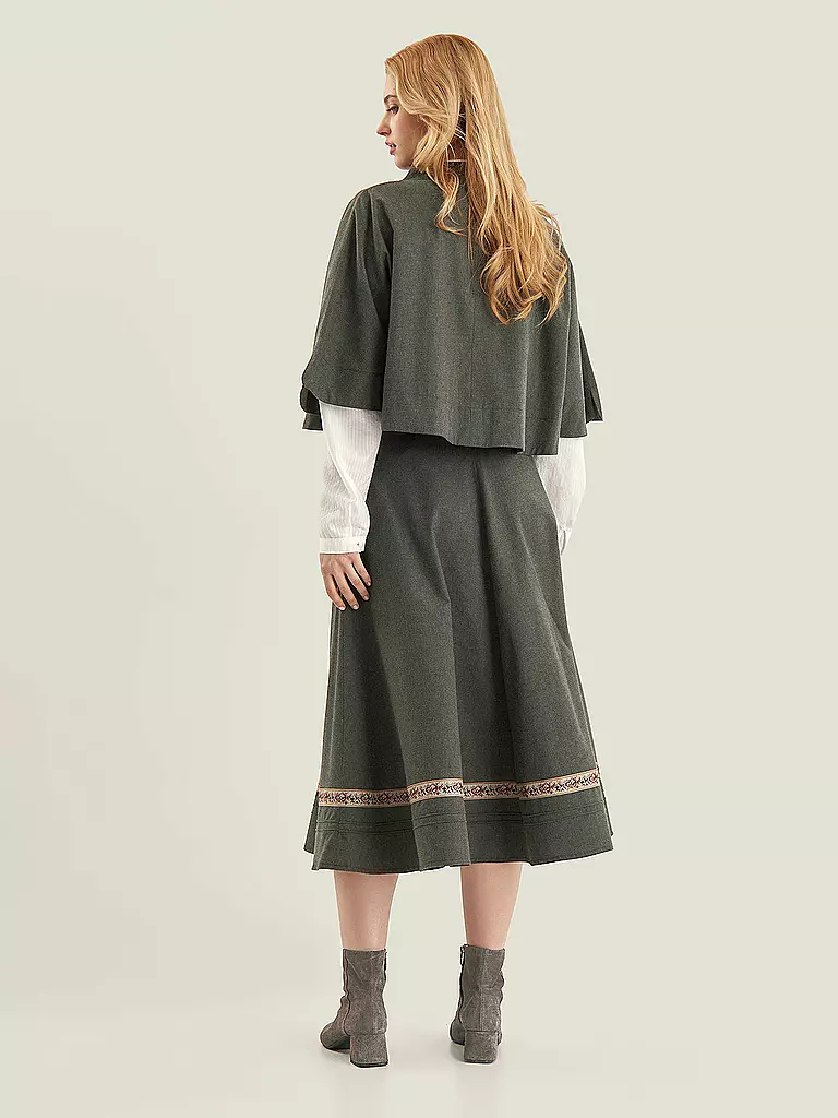 FELI & HANS | Trachtenrock ROSWITA | Verde scuro