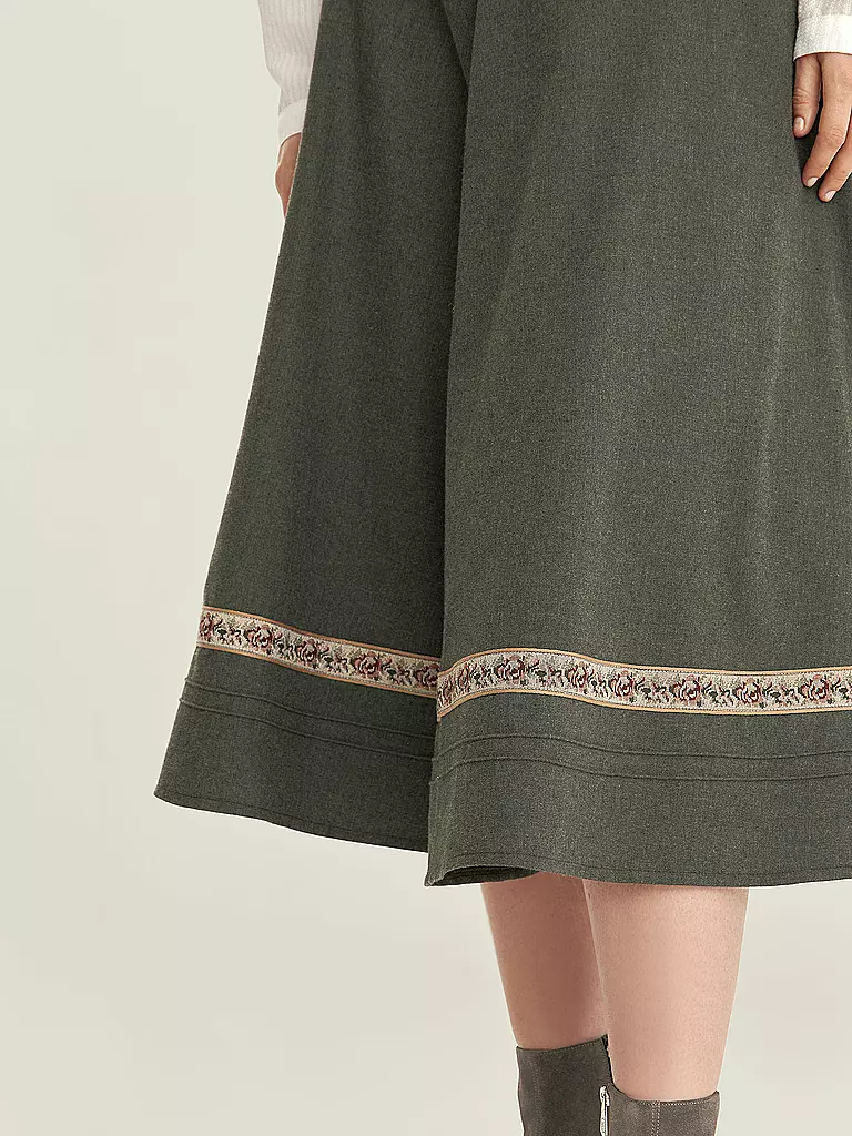 FELI & HANS | Trachtenrock ROSWITA | Verde scuro