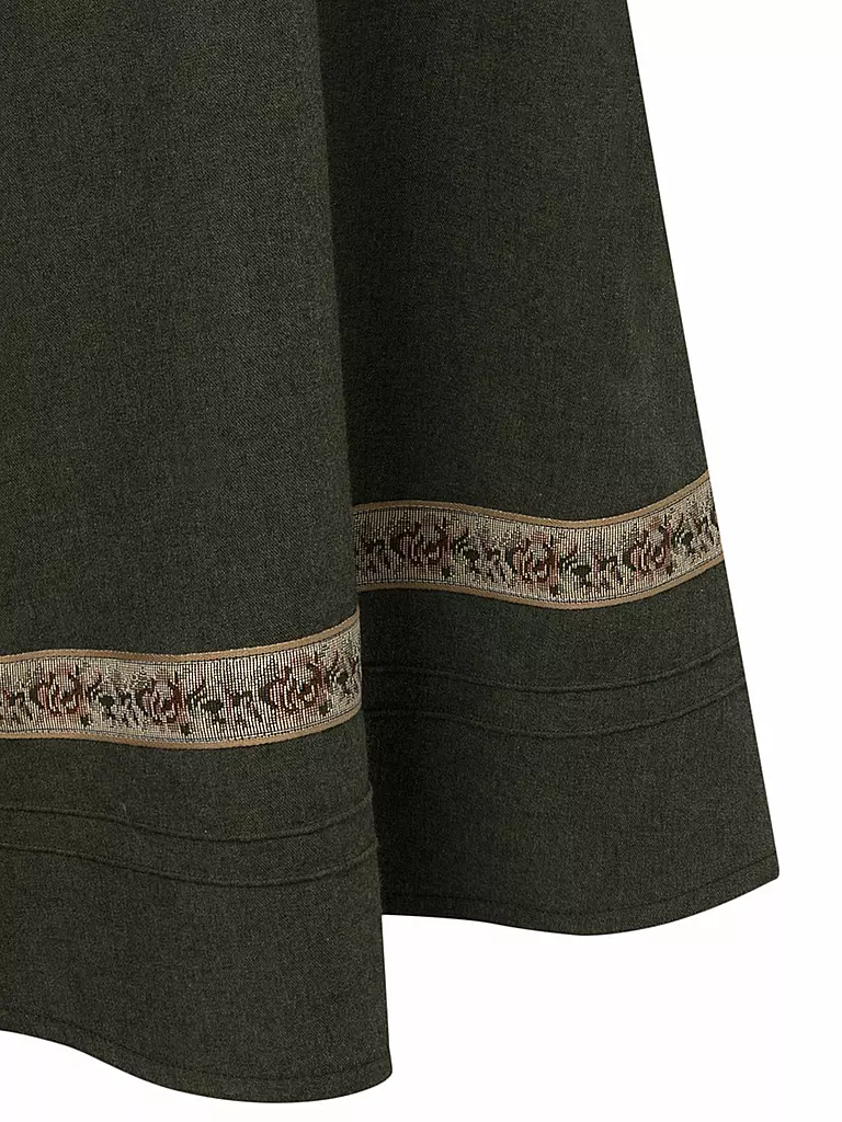 FELI & HANS | Trachtenrock ROSWITA | Verde scuro