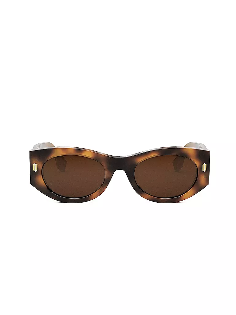 FENDI | FENDI Roma havana ovale Sonnenbrille | Marrone
