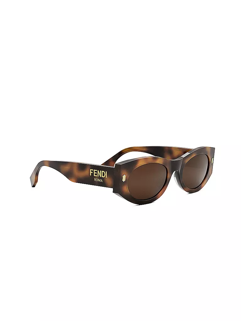 FENDI | FENDI Roma havana ovale Sonnenbrille | Marrone
