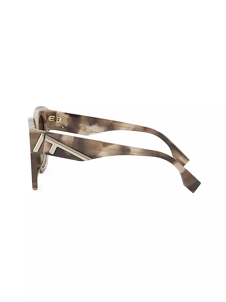 FENDI | Occhiali da sole squadrati color havana marrone FENDI First | 
