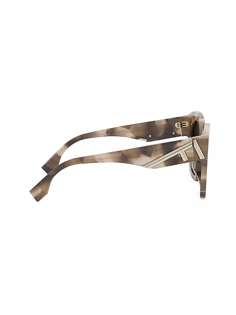 FENDI | Occhiali da sole squadrati color havana marrone FENDI First | 