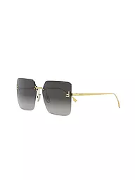 FENDI | Occhiali da sole squadrati dorati FENDI First Crystal | Oro