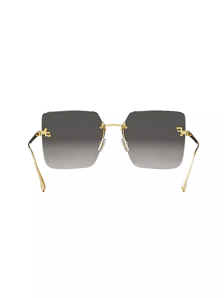 FENDI | Occhiali da sole squadrati dorati FENDI First Crystal | 