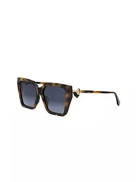 FENDI | Occhiali da sole squadrati FF Diamonds color havana | Marrone