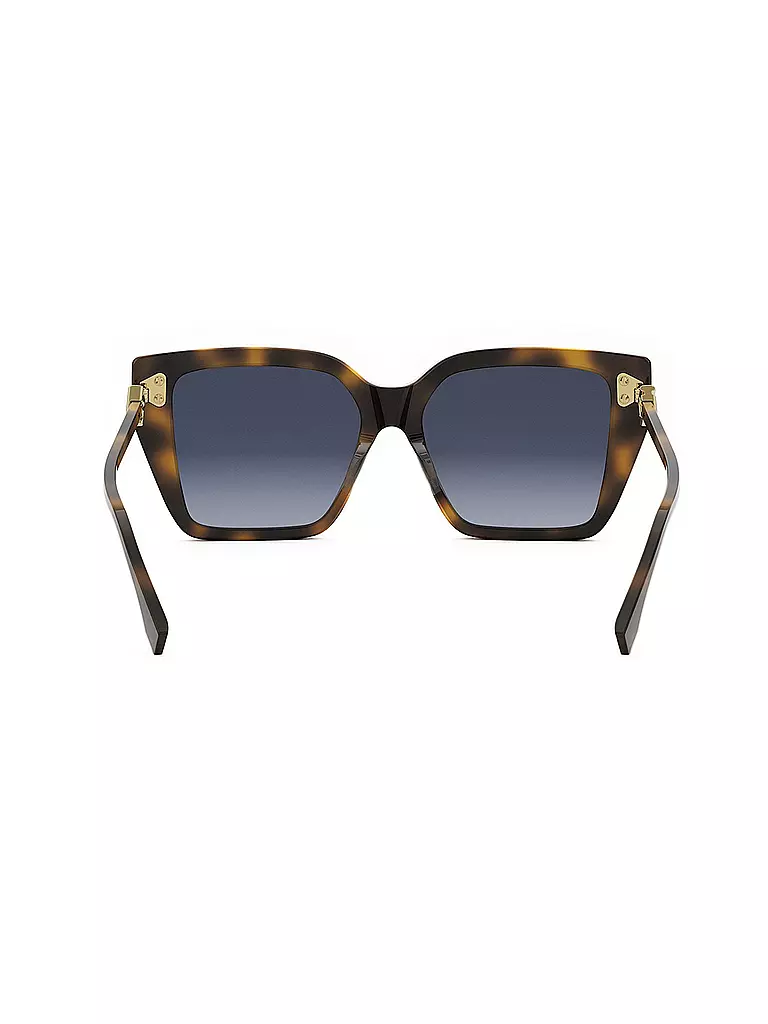 FENDI | Occhiali da sole squadrati FF Diamonds color havana | 