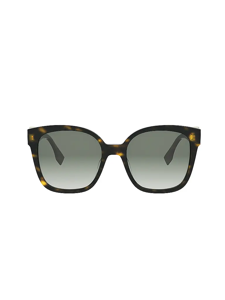 FENDI | Occhiali da sole squadrati FF Diamonds havana | 