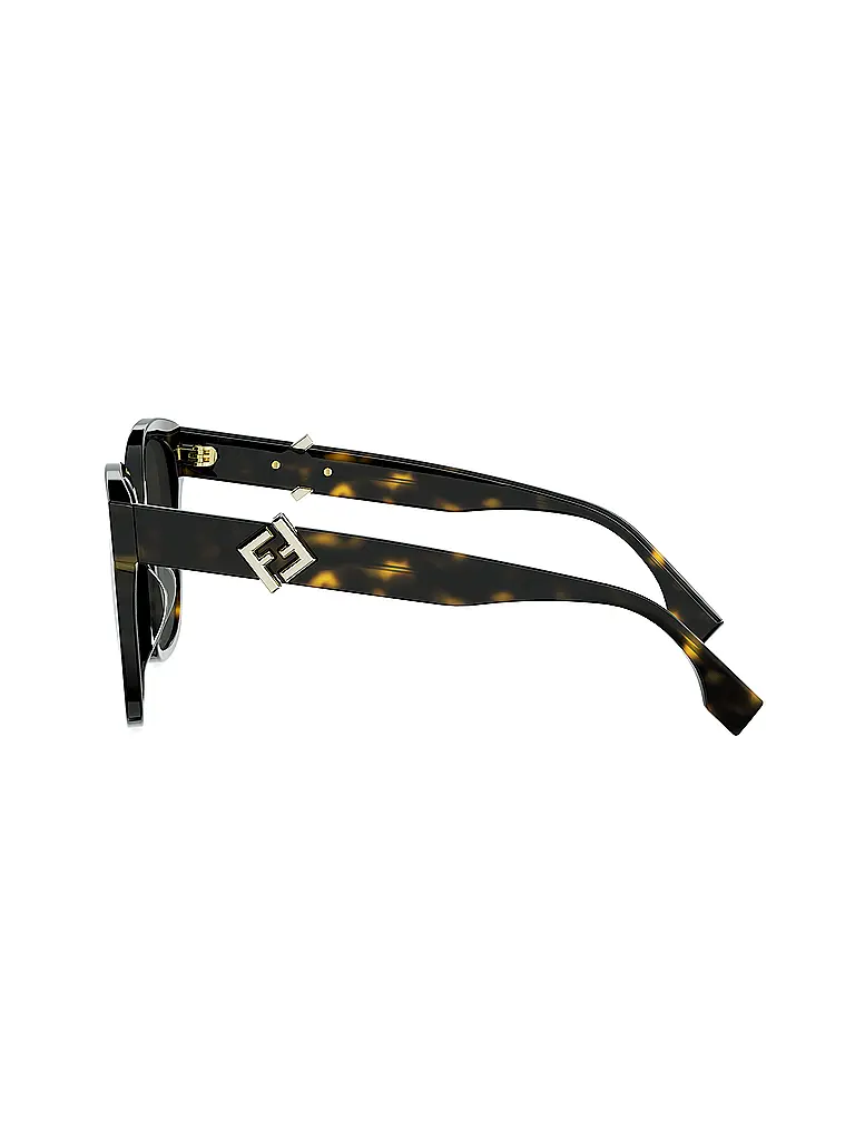 FENDI | Occhiali da sole squadrati FF Diamonds havana | 