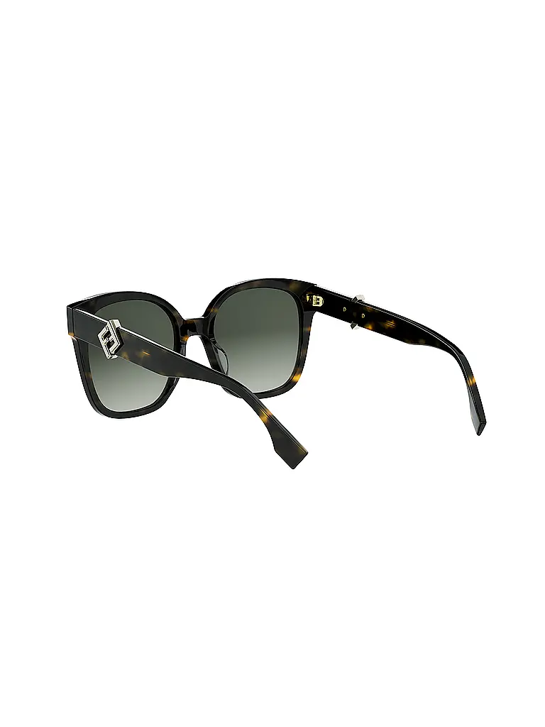 FENDI | Occhiali da sole squadrati FF Diamonds havana | 