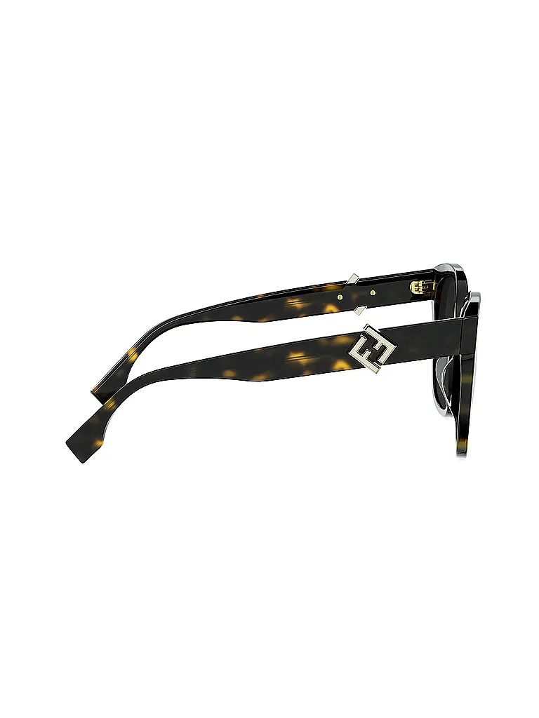 FENDI | Occhiali da sole squadrati FF Diamonds havana | 