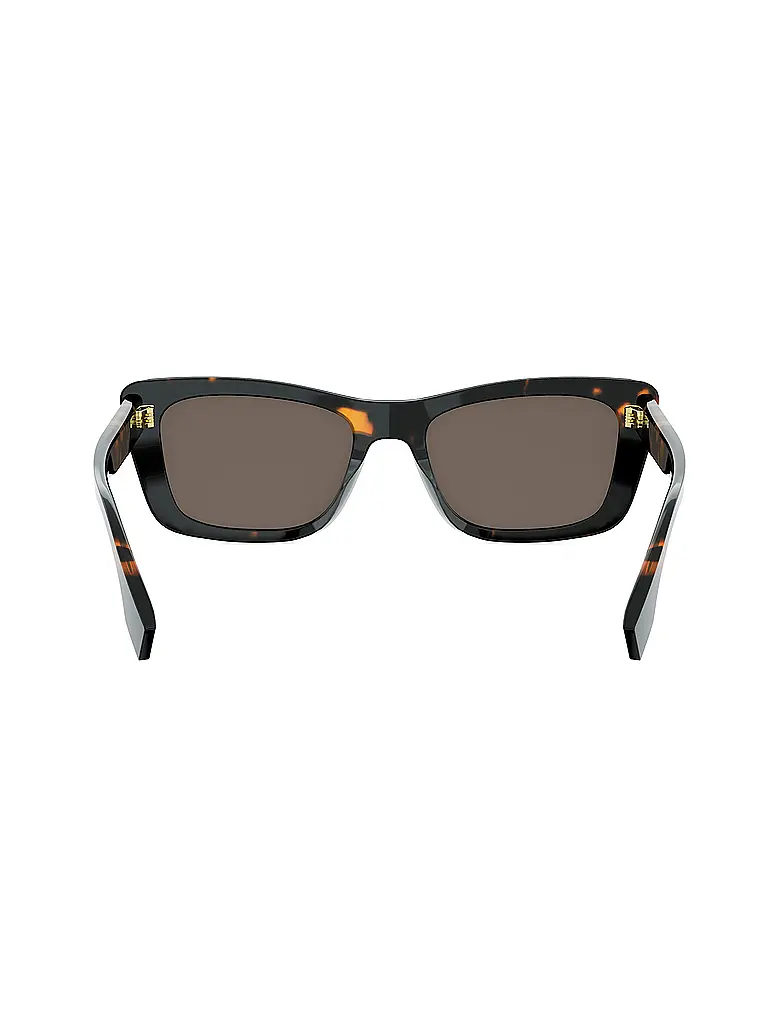 FENDI | Occhiali da sole squadrati havana con logo FENDI | 