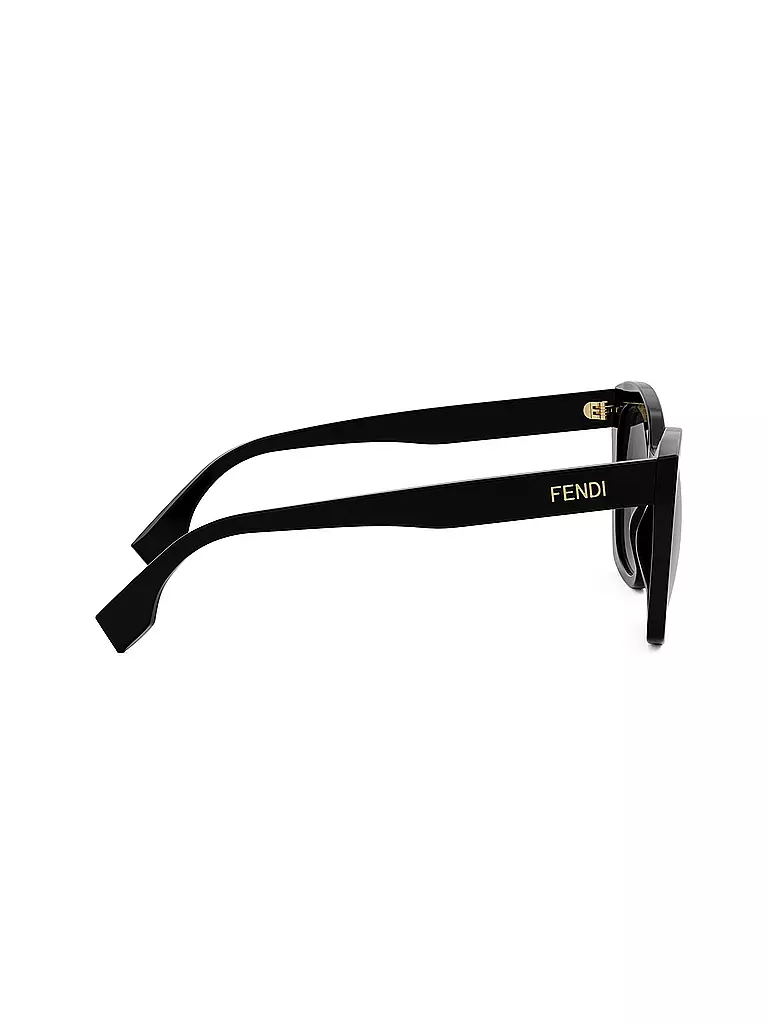 FENDI | Occhiali da sole squadrati neri con logo FENDI | 