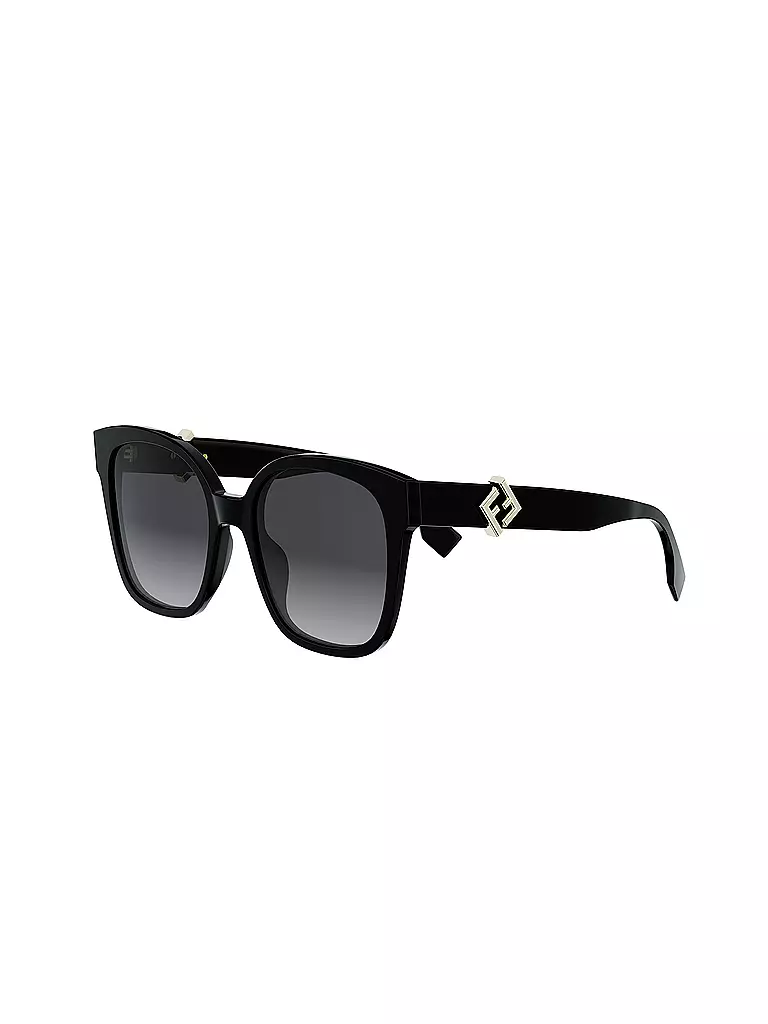 FENDI | Occhiali da sole squadrati neri FF Diamonds | Nero