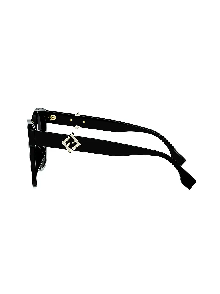FENDI | Occhiali da sole squadrati neri FF Diamonds | 