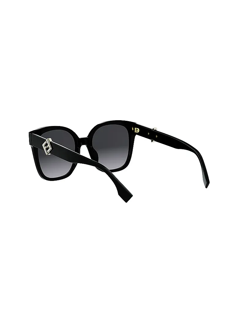 FENDI | Occhiali da sole squadrati neri FF Diamonds | 