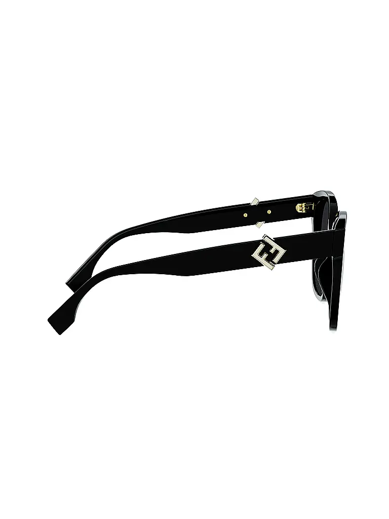 FENDI | Occhiali da sole squadrati neri FF Diamonds | 