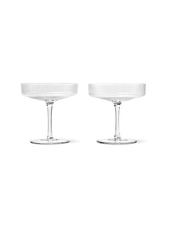 FERM LIVING | Set di 2 calici da champagne RIPPLE