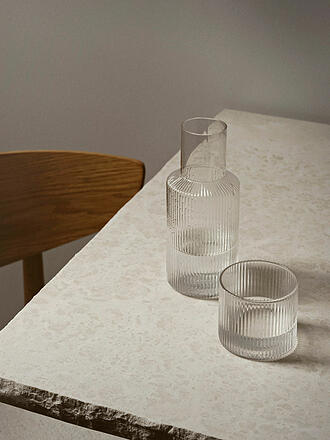 FERM LIVING | Set caraffa RIPPLE SMALL Clear