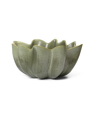 FERM LIVING | Ciotola in ceramica NIUM 22cm Dark Sage