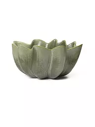 FERM LIVING | Ciotola in ceramica NIUM 22cm Dark Sage | Verde scuro