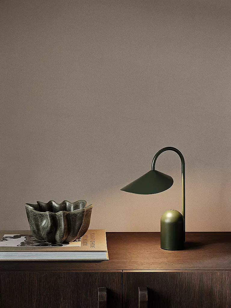 FERM LIVING | Ciotola in ceramica NIUM 22cm Dark Sage |