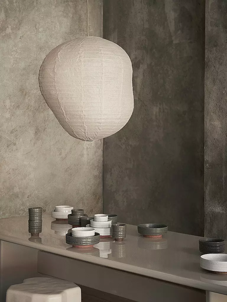 FERM LIVING | Lampada a sospensione KURBIS 60 Natural | Crema