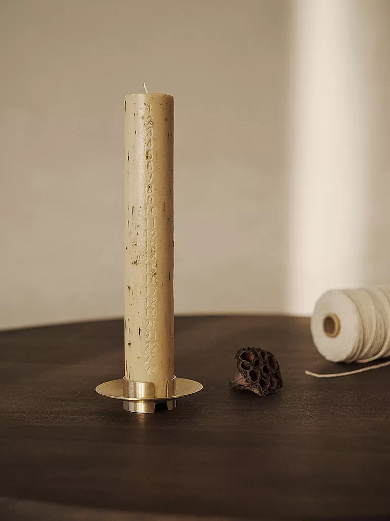 FERM LIVING | Portacandela BLOCK Ottone | 