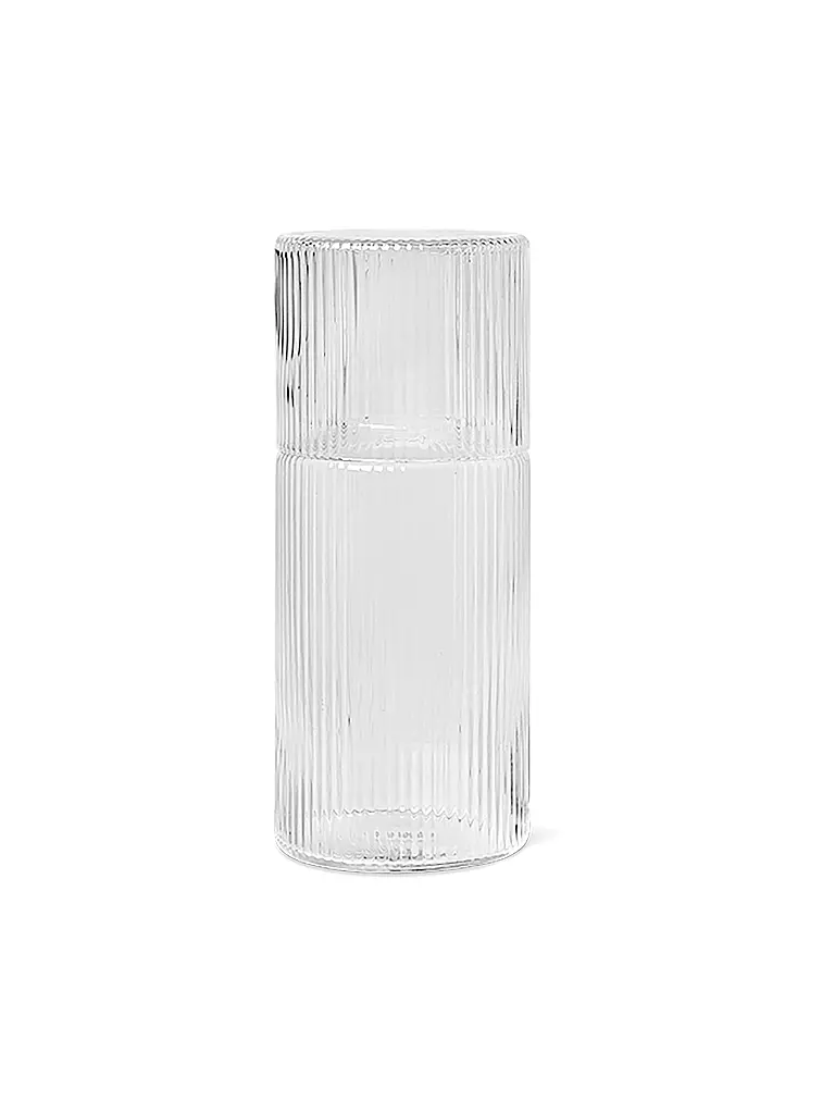 FERM LIVING | Set caraffa RIPPLE SMALL Clear | Trasparente