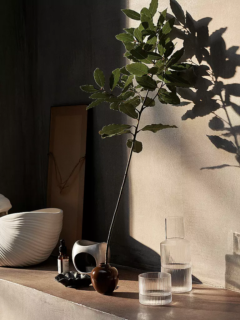 FERM LIVING | Set caraffa RIPPLE SMALL Clear | Trasparente